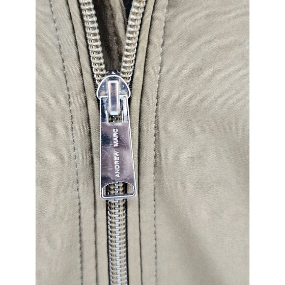 Andrew Marc Women's Water Repellent Jacket With Detachable Hood & 4-Way Stretch - Picture 4 of 6